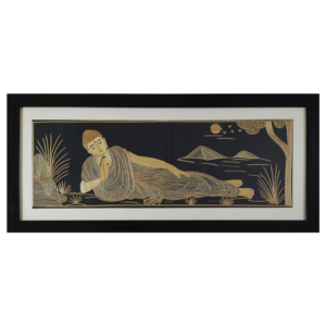 Sleeping buddha (22"W,7.5"H)