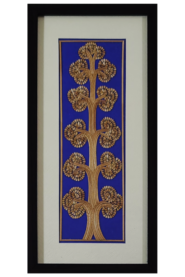 Tree Of Life, Blue background (4" W, 12" H)